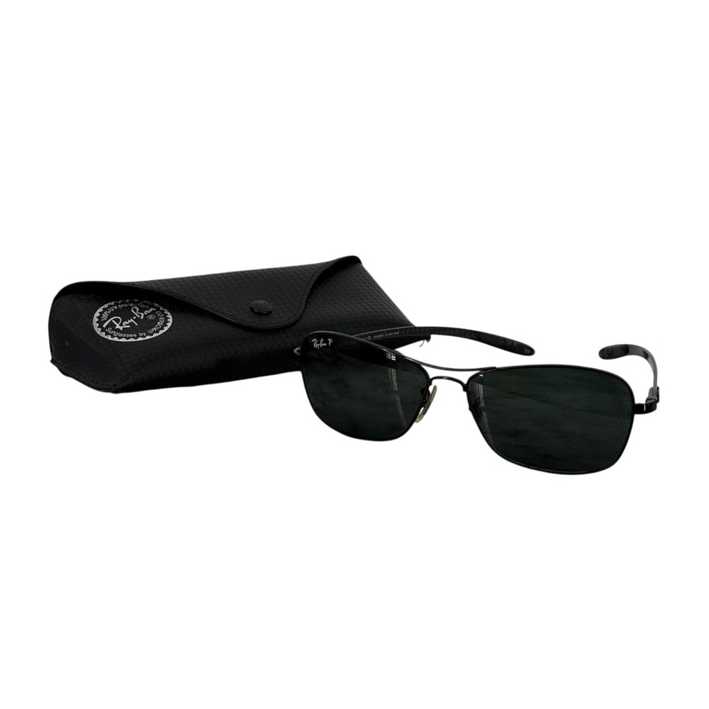 Ray-Ban RB 8302 002/N5 Tech Carbon Fiber Polarized P3 Plus Sunglasses Black 58mm